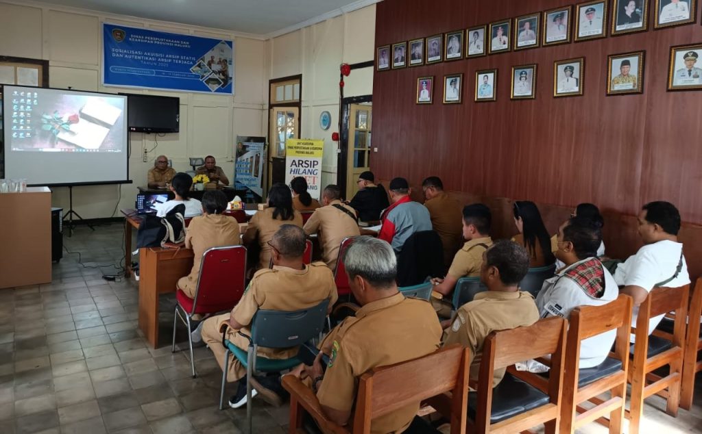 Lembaga Kearsipan Daerah Gelar Sosialisasi Akuisisi Arsip Statis dan Autentikasi Arsip Terjaga